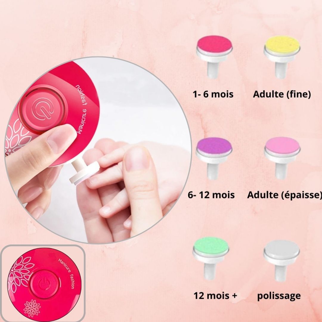 Coupe ongle pour bebe - Electric clipper™ - Authentique bébé