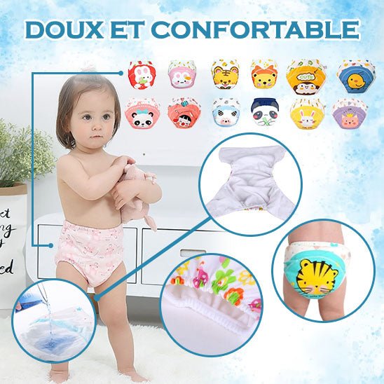LOTERS™- CULOTTE RÉUTILISABLE - Authentique bébé