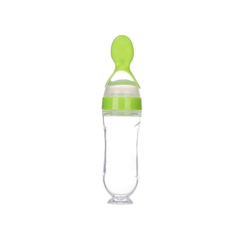 Biberon avec cuillère pour nouveau-né | EasyBottle™ - Authentique bébé