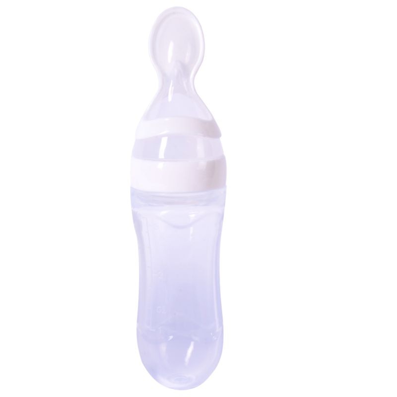 Biberon avec cuillère pour nouveau-né | EasyBottle™ - Authentique bébé