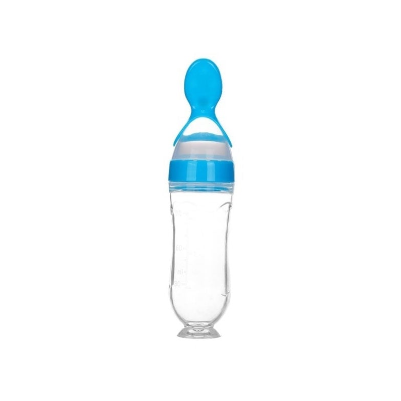 Biberon avec cuillère pour nouveau-né | EasyBottle™ - Authentique bébé