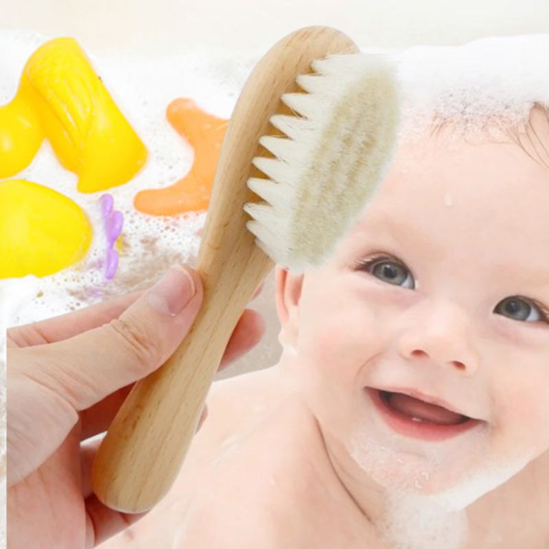 KOBY™- Ensemble de Brosses en bois pour bébé et enfant - Authentique bébé