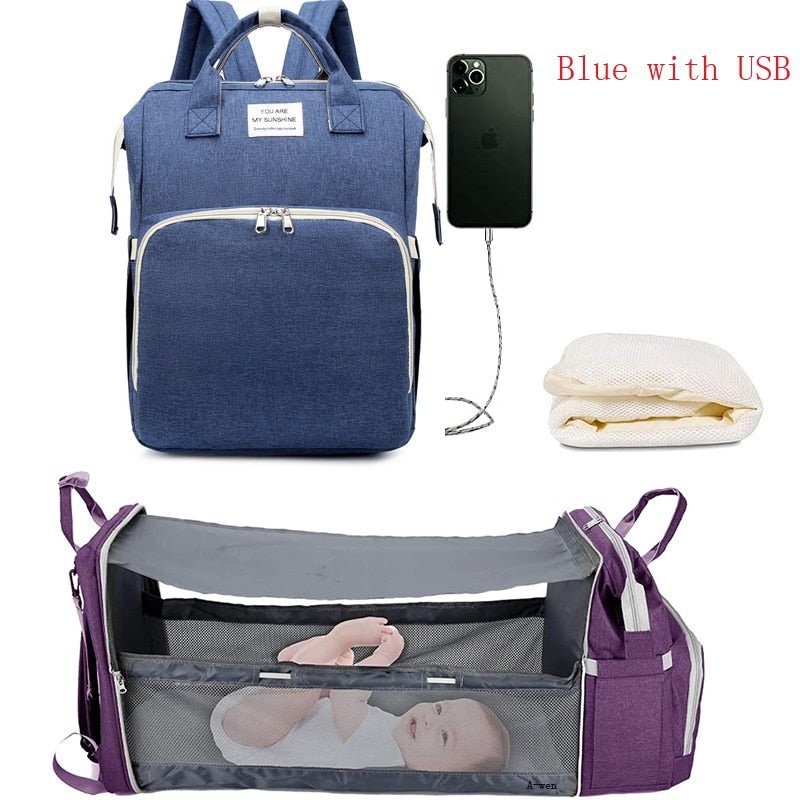 Sac à langer portatif | Berceau de voyage BabyNappy™ - Authentique bébé