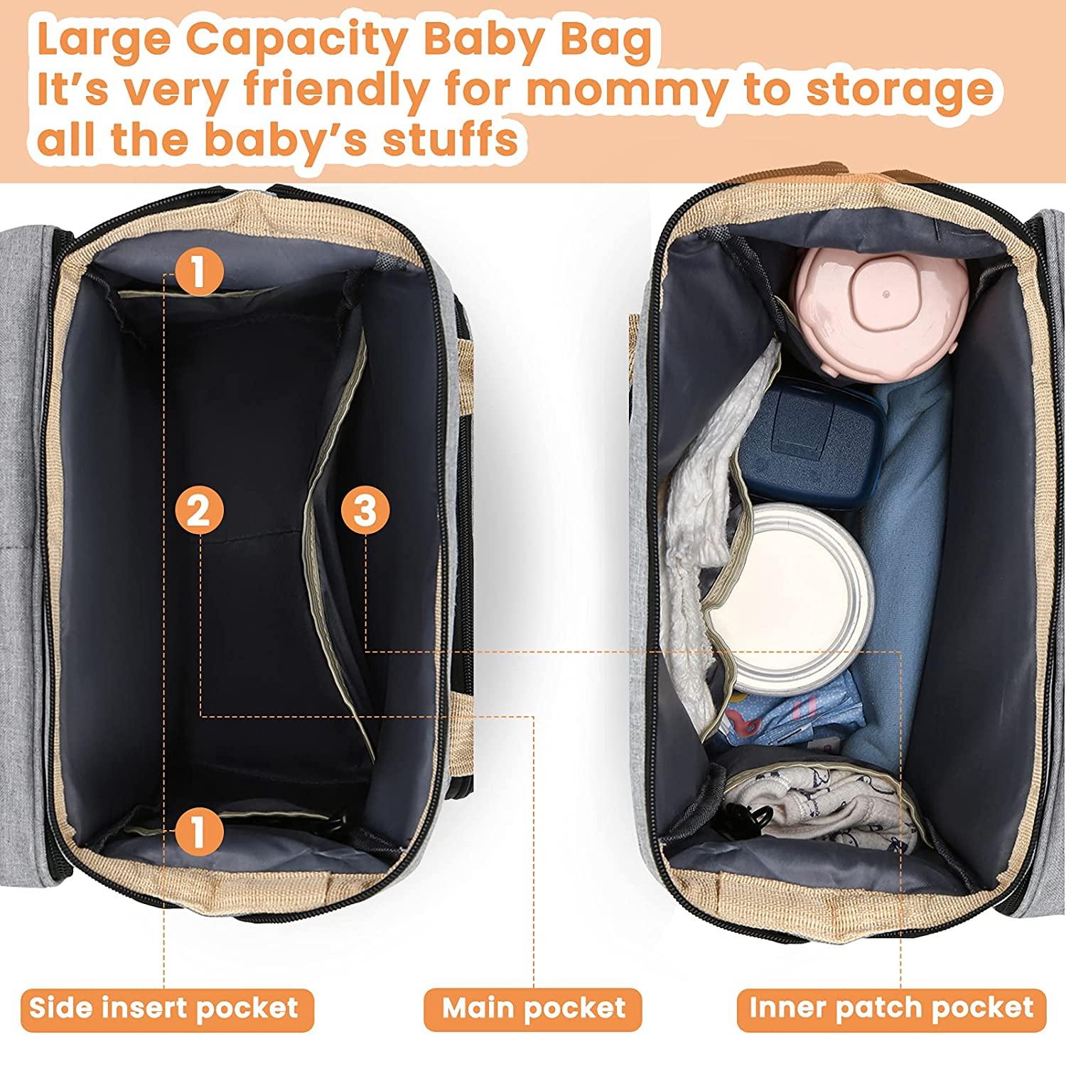 Sac à langer portatif | Berceau de voyage BabyNappy™ - Authentique bébé